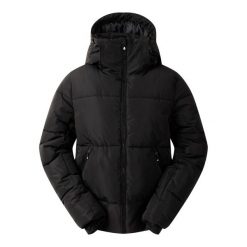 Wyściełana Kurtka Narciarska Damska Glitz. Czarne kurtki narciarskie Dare 2b, xl, bez wzorów, z materiału, z kapturem, narciarskie. Za 311.99 zł.