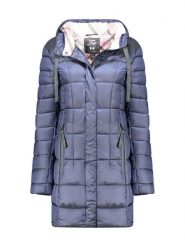 Canadian Peak Płaszcz zimowy "Bullieak" w kolorze niebieskim rozmiar: M. Niebieskie płaszcze Canadian Peak, na zimę, m, bez wzorów, z puchu, bez kaptura. Za 218.05 zł.