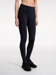 Damskie legginsy Newline Race. Czarne legginsy Newline, l, bez wzorów, z materiału, do biegania. Za 159.00 zł.
