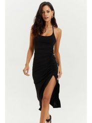 Cool and sexy Sukienka w kolorze czarnym rozmiar: L. Czarne sukienki Cool and sexy, l, bez wzorów, bez kołnierzyka, bez ramiączek, midi. Za 56.99 zł.