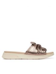 Caprice Klapki 9-27208-46 Brązowy. Brązowe klapki Caprice, bez wzorów, ze skóry, bez obcasa. Za 235.99 zł.
