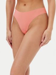 Chantelle Stringi Pulpies C22HG9 Koralowy. Pomarańczowe stringi Chantelle, bez wzorów, z syntetyku. Za 39.99 zł.