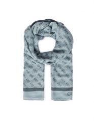 Guess Szal AW5341 POL03 Niebieski. Niebieskie rękawiczki Guess, z aplikacjami, z materiału. Za 199.99 zł.