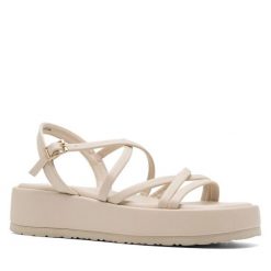 Sandały Jenny Fairy. Brązowe sandały Jenny Fairy, bez wzorów, bez obcasa, na płaskiej podeszwie, bez zapięcia. Za 139.99 zł.