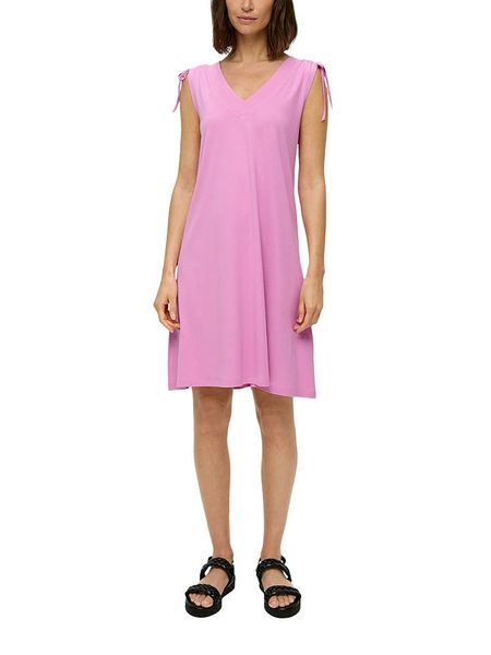 S.OLIVER RED LABEL Sukienka w kolorze jasnoróżowym rozmiar: 34. Różowe sukienki s.Oliver RED LABEL, s, bez wzorów, z bawełny, bez kołnierzyka, bez ramiączek, mini. Za 52.42 zł.