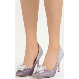 Fioletowe Szpilki Ice Crystal. Fioletowe szpilki Born2be, bez wzorów, ze szpiczastym noskiem, bez obcasa, na szpilce, bez zapięcia. Za 39.99 zł.