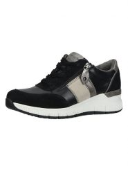 Tamaris Sneakersy w kolorze czarnym rozmiar: 38. Czarne trampki Tamaris, bez wzorów, z materiału, bez zapięcia. Za 114.17 zł.