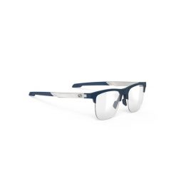 Okulary Rudy Project INKAS XL HALF RIM Blue Navy Matte SHAPE B - DEMO LENS. Brązowe okulary przeciwsłoneczne Rudy Project, bez wzorów, ze lnu, sportowe. W wyprzedaży za 672.00 zł.