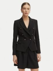 Rinascimento Marynarka CFC0127894003 Czarny Slim Fit. Czarne marynarki i żakiety Rinascimento, m, bez wzorów, z syntetyku. Za 799.99 zł.