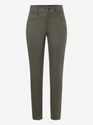More & More Dżinsy - Skinny fit - w kolorze khaki rozmiar: 44. Brązowe jeansy More & More, z aplikacjami, z podwyższonym stanem. Za 123.25 zł.