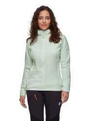Mammut Kurtka funkcyjna "Rime Light IN" w kolorze zielonym rozmiar: M. Zielone kurtki sportowe Mammut, m, bez wzorów, z materiału, bez kaptura, outdoorowe. Za 779.95 zł.