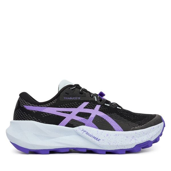 Buty do biegania Asics. Czarne obuwie sportowe Asics, bez zapięcia, do biegania. Za 719.99 zł.
