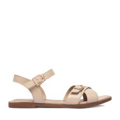 Sandały Lasocki. Brązowe sandały Lasocki, bez wzorów, bez obcasa, na płaskiej podeszwie, bez zapięcia. Za 169.99 zł.