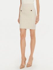 Marciano Guess Spódnica ołówkowa Hermione 4BGD01 5661Z Beżowy Slim Fit. Brązowe spódnice Marciano Guess, m, z aplikacjami, z syntetyku, ołówkowe. Za 329.99 zł.