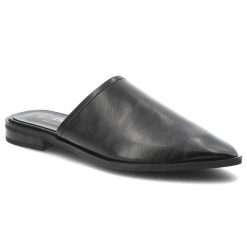 Klapki damskie S.Barski, cholewka ze skóry naturalnej licowej wsuwany fason, czarne, JC61-1004. Czarne klapki S.BARSKI, bez wzorów, ze skóry, bez obcasa. Za 239.00 zł.