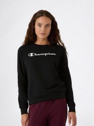 Champion Bluza w kolorze czarnym rozmiar: XXL. Czarne bluzy Champion, xxl, bez wzorów, z bawełny, bez kaptura. Za 110.04 zł.