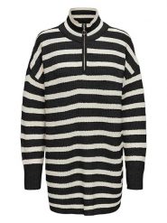 ONLY Sweter w kolorze czarno-kremowym rozmiar: XS. Czarne swetry Only, xs, bez wzorów, bez ramiączek. Za 116.95 zł.