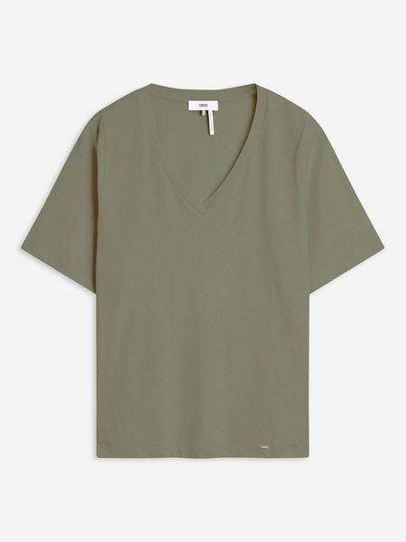 Cinque Koszulka ''Citany'' w kolorze khaki rozmiar: M. Brązowe bluzki Cinque, m, bez wzorów, bez kołnierzyka, bez ramiączek. Za 86.95 zł.