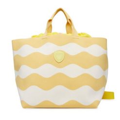 Torebka Blauer. Żółte shopper Blauer, bez wzorów, bez dodatków. Za 379.99 zł.