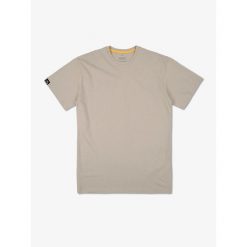 Koszulka sportowa MANTO Supply z krótkim rękawem. Brązowe koszulki sportowe MANTO, bez wzorów, bez ramiączek. Za 79.00 zł.