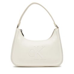 Torebka Calvin Klein. Białe torebki klasyczne Calvin Klein, bez wzorów, bez dodatków. Za 429.99 zł.