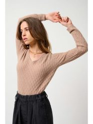AUTHENTIC CASHMERE Kaszmirowy sweter "Grasmoor" w kolorze beżowym rozmiar: XL. Brązowe swetry AUTHENTIC CASHMERE, xl, bez wzorów, z kaszmiru, bez ramiączek. Za 303.06 zł.