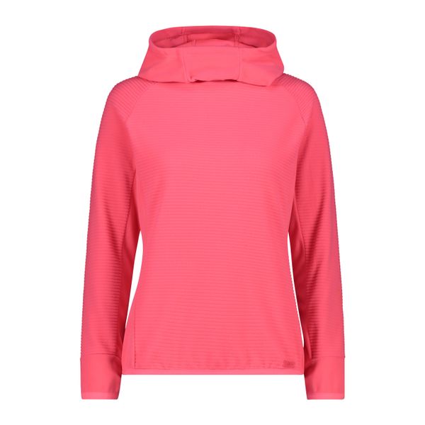 Bluza damska z kapturem CMP. Czerwone bielizna sportowa CMP, bez wzorów, z materiału, z kapturem. Za 281.80 zł.