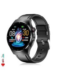 DAM Smartwatch "TK25. ECG" w kolorze czarnym rozmiar: onesize. Czarne zegarki DAM, metalowe. Za 382.13 zł.