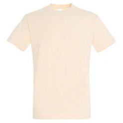 Koszulka Unisex Dla Dorosłych Z Bawełny Imperial Ringspun. Białe bluzki SOL'S, s, bez wzorów, z bawełny, sportowe, bez kołnierzyka, bez ramiączek. Za 35.99 zł.