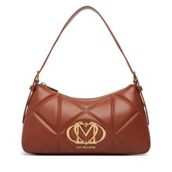 Torebka LOVE MOSCHINO. Brązowe torebki klasyczne Love Moschino, bez wzorów, bez dodatków. Za 879.99 zł.