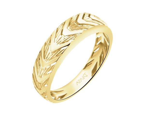Złoty pierścionek. Żółte pierścionki Apart, złote. Za 1,099.00 zł.