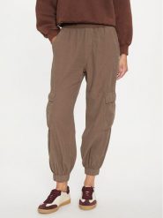 Deha Spodnie dresowe D12367 Brązowy Loose Fit. Brązowe spodnie dresowe Deha, xs, bez wzorów, z bawełny. Za 439.99 zł.