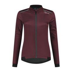 Kurtka rowerowa damska Rogelli Pesara, zimowa, softshellowa. Czerwone kurtki sportowe Rogelli, na zimę, l, bez wzorów, bez kaptura, rowerowe. Za 209.00 zł.