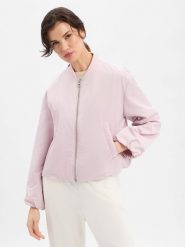 Marc O'Polo Bluza Kobiety Sztuczne włókno różowy, 40. Czerwone bluzy Marc O'Polo, bez wzorów, prążkowane, bez kaptura. Za 649.95 zł.