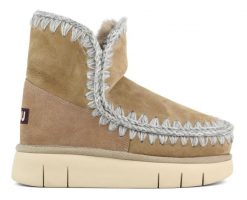 MOU Eskimo 18 bounce Śniegowce damskie Śniegowce damskie. Brązowe trapery i śniegowce Mou, z wełny. W wyprzedaży za 855.99 zł.