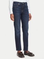 Tommy Hilfiger Jeansy Harlow WW0WW52184 Granatowy Slim Fit. Niebieskie jeansy TOMMY HILFIGER, bez wzorów. Za 440.99 zł.