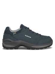 LOWA Skórzane buty trekkingowe "Renegade GTX" w kolorze granatowym rozmiar: 39,5. Niebieskie trekkingi Lowa, z gore-texu, outdoorowe. Za 690.45 zł.