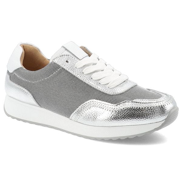 Srebrne Sneakersy S.Barski Eleganckie Obuwie Damskie. Szare sukienki S.BARSKI, na co dzień, s, bez wzorów, eleganckie, bez kołnierzyka, bez ramiączek, dopasowane. Za 186.99 zł.