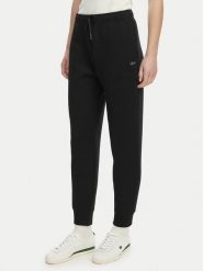 Lacoste Spodnie dresowe XF0047 Czarny Regular Fit. Czarne spodnie dresowe Lacoste, bez wzorów, z bawełny. Za 649.99 zł.
