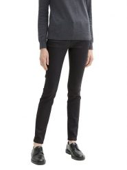 Tom Tailor Dżinsy - Skinny fit - w kolorze czarnym rozmiar: W33/L30. Czarne jeansy Tom Tailor, l, bez wzorów, z podwyższonym stanem. Za 114.44 zł.