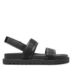 Sandały G-Star Raw. Czarne sandały G-Star Raw, bez wzorów, retro, bez obcasa, na płaskiej podeszwie, bez zapięcia. Za 249.99 zł.
