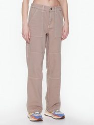 BDG Urban Outfitters Spodnie materiałowe BDG UTILITY SKATE SAND 76474220 Beżowy Relaxed Fit. Brązowe spodnie materiałowe BDG Urban Outfitters, bez wzorów, z bawełny. Za 89.99 zł.