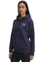 Under Armour Bluza "Icon" w kolorze granatowym rozmiar: XS. Niebieskie bluzy Under Armour, xs, bez wzorów, z kapturem. Za 166.88 zł.