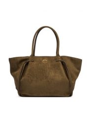 Guess Torebka Allegra HWSG22 37230 Khaki. Brązowe shopper Guess, z aplikacjami, z materiału, bez dodatków. Za 674.99 zł.