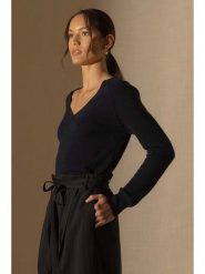 Perfect Cashmere Kaszmirowy sweter w kolorze granatowym rozmiar: XXL. Niebieskie swetry Perfect Cashmere, xxl, bez wzorów, z kaszmiru, bez ramiączek. Za 240.43 zł.