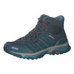 Buty turystyczne damskie Meindl Finale Lady Mid z membraną Gore -Tex. Niebieskie trekkingi Meindl, z gore-texu, trekkingowe. W wyprzedaży za 769.30 zł.