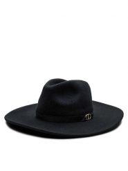 TWINSET Kapelusz 242TA4570 Czarny. Czarne kapelusze Twinset, bez wzorów, z materiału. Za 649.99 zł.