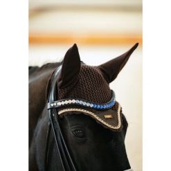 Krótki kapelusz dla koni Equestrian Stockholm. Brązowe kapelusze EQUESTRIAN STOCKHOLM, bez wzorów. Za 303.00 zł.