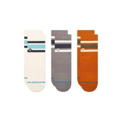 Skarpety Stance Boyd Quarter 3 Pack. Brązowe skarpety Stance, bez wzorów. Za 151.99 zł.