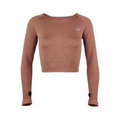 Longsleeve fitness damski Beshaped Femme Force bezszwowy. Czerwone biustonosze BESHAPED, bez wzorów, z nylonu. W wyprzedaży za 160.65 zł.